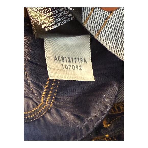 7 For All Mankind Women's Ankle Skinny Jeans Dark‎ Wash Size 4 (27) Blue - Picture 7 of 9